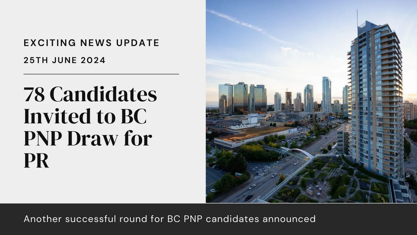 bc pnp draw sent 78 invitation for permanent residency