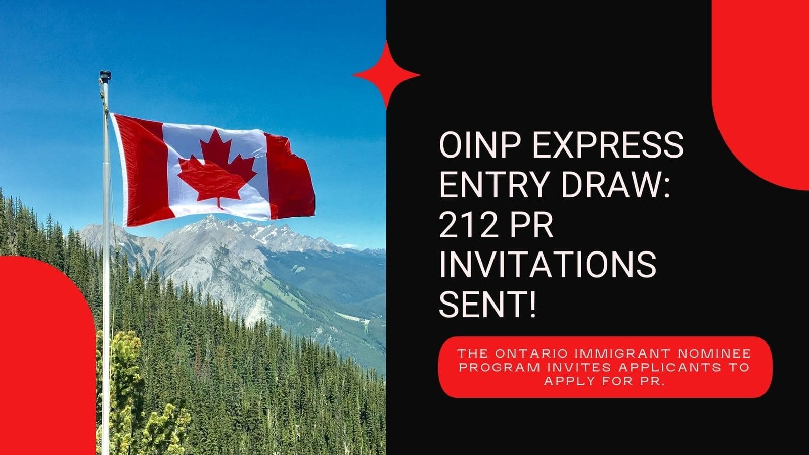 3200 invitations were sent in category based express entry draw OINP Express Entry Draw: 212 PR Invitations Sent!