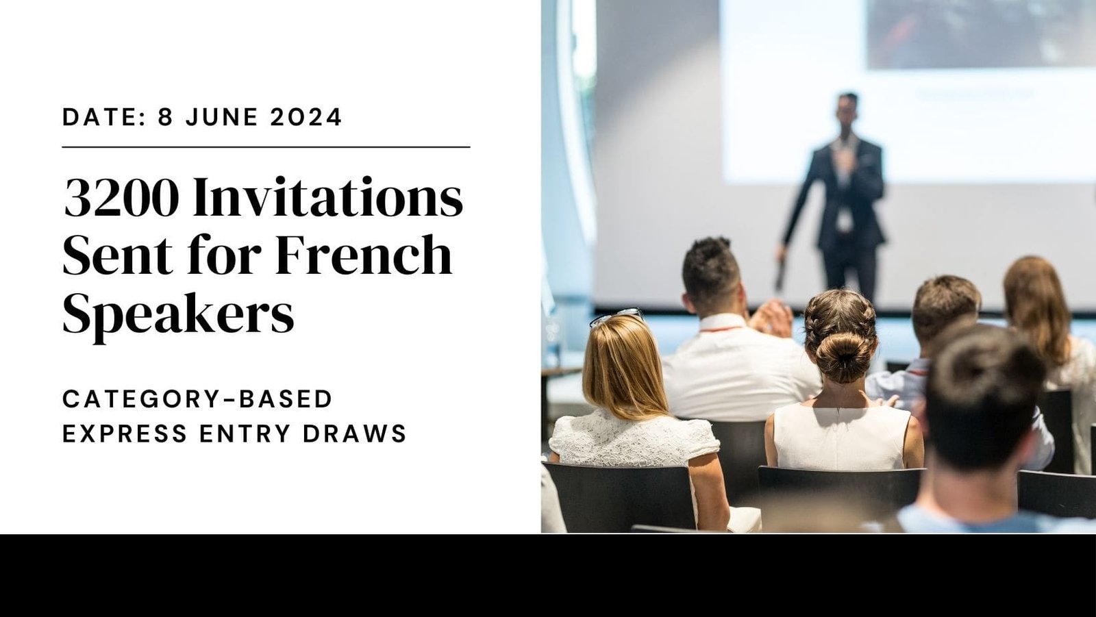 3200 invitations were sent in category based express entry draw Category-Based Express Entry draws for french speakers